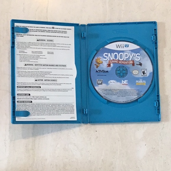 Snoopy’s Grand Adventure Nintendo Wii U Game Charle Brown Snoopy - Picture 3 of 6
